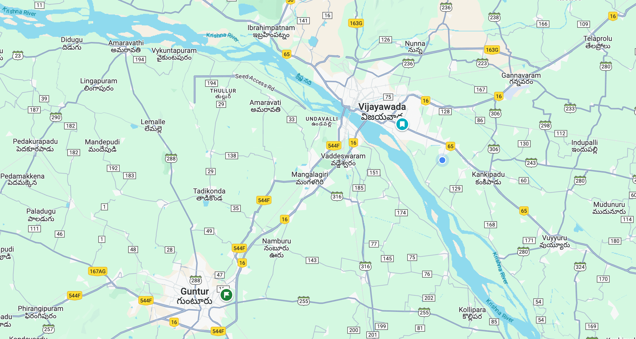 Map of property locations